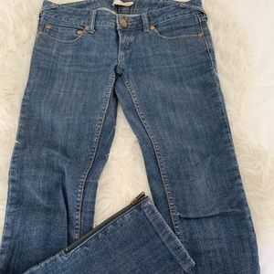 Free People low waisted/skinny/straight leg jeans